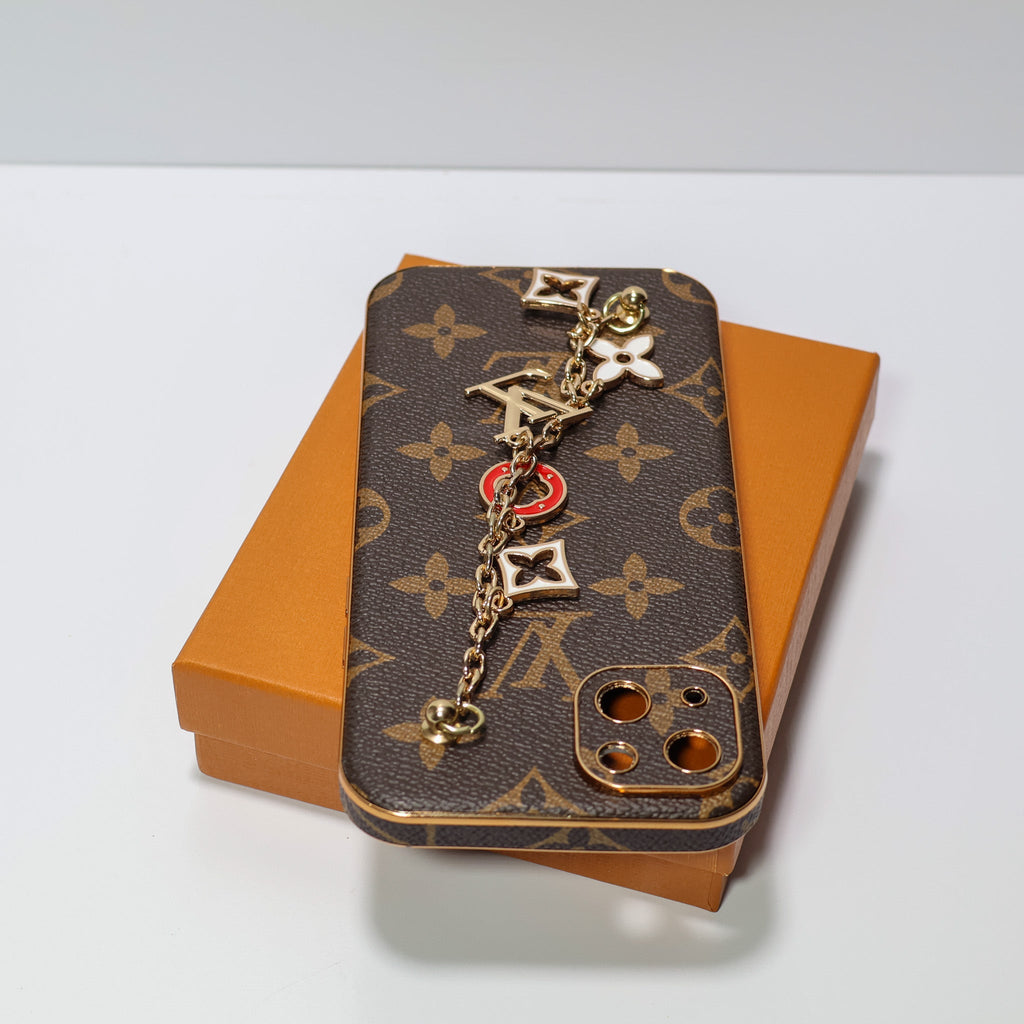 Ornament Luxury Hand Strap Phone Case For 12-16 Pro Max Plus