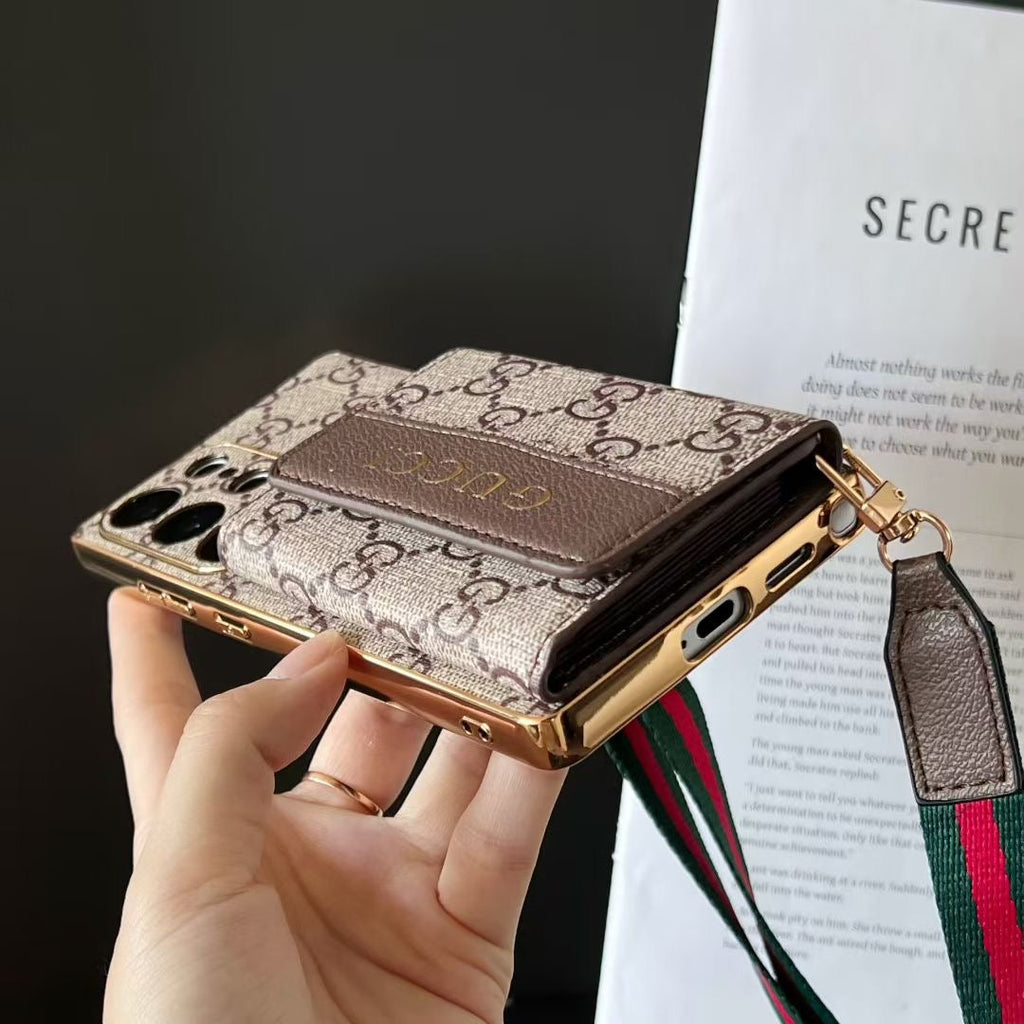 Luxury Style Samsung Galaxy Phone Case S22-S26 Plus Ultra Crossbody