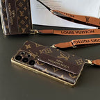 Luxury Style Samsung Galaxy Phone Case S22-S26 Plus Ultra Crossbody