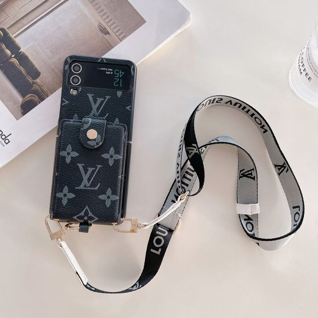 Lv Phone Case Z Flip 3 4 5 6 7 Samsung Galaxy