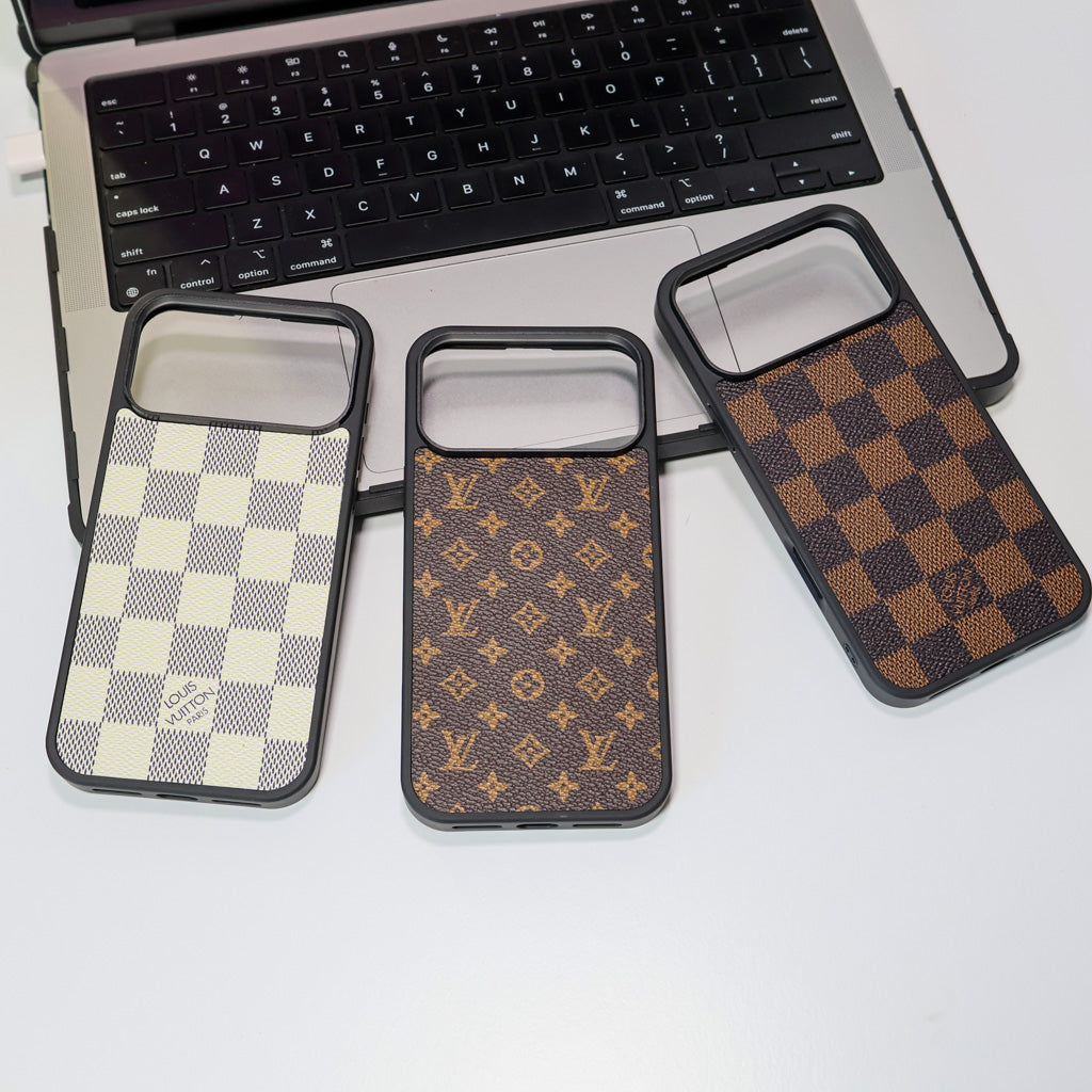 Classic Leather Lv Phone Case Iphone 17 / Pro / Pro Max / Air
