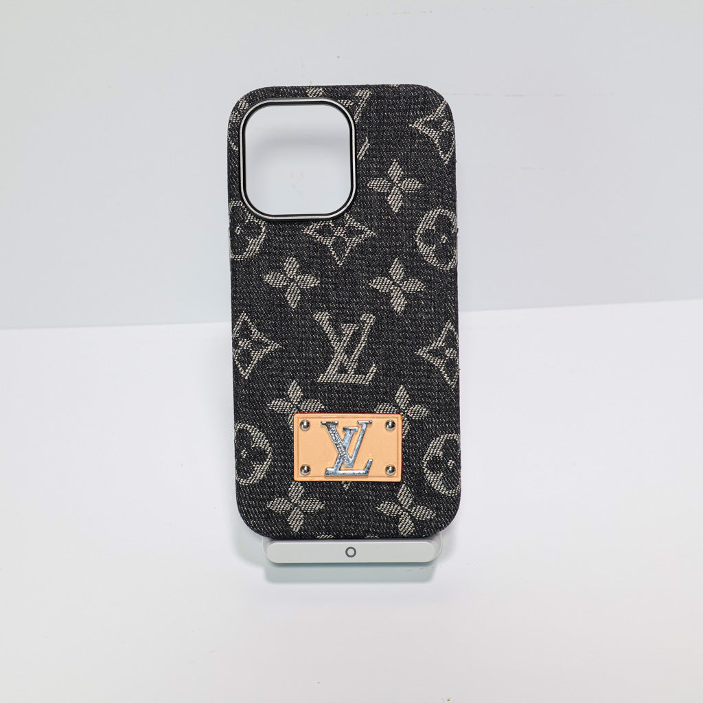 Denim Style Lv Case Iphone 13-16 Pro Max