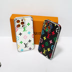 Electroplated Lv Phone Case For 13-16 Pro Max Plus