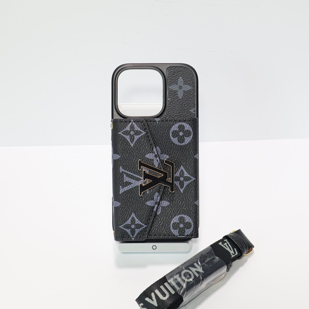 Crossbody Lv Phone Case Cardholder Wallet For 12-16 Pro Max Plus
