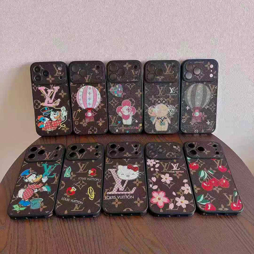 Multicolor Monogram Lv Case Iphone 13-17 / Pro / Pro Max