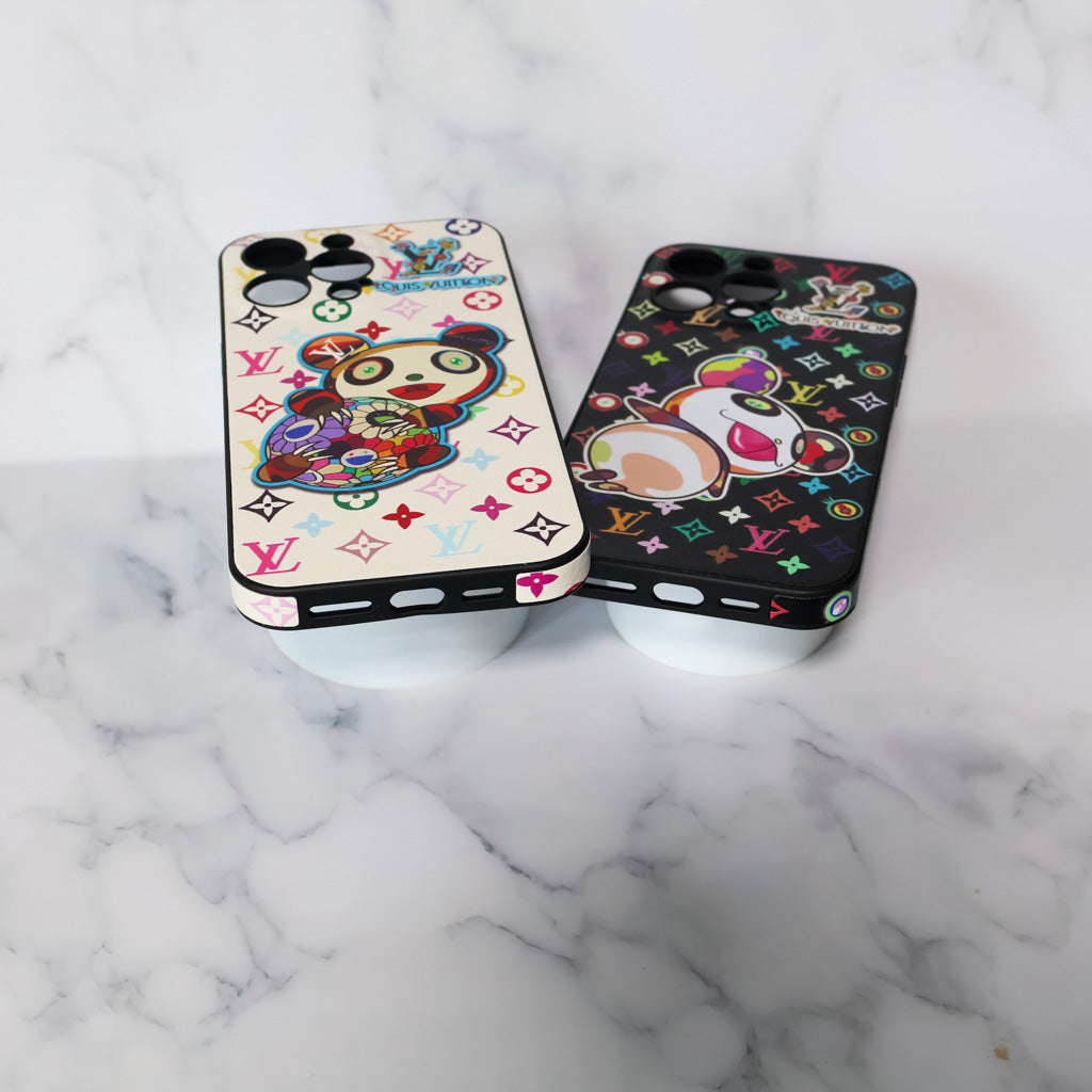 Lv Rainbow Iphone Case Panda Monogram
