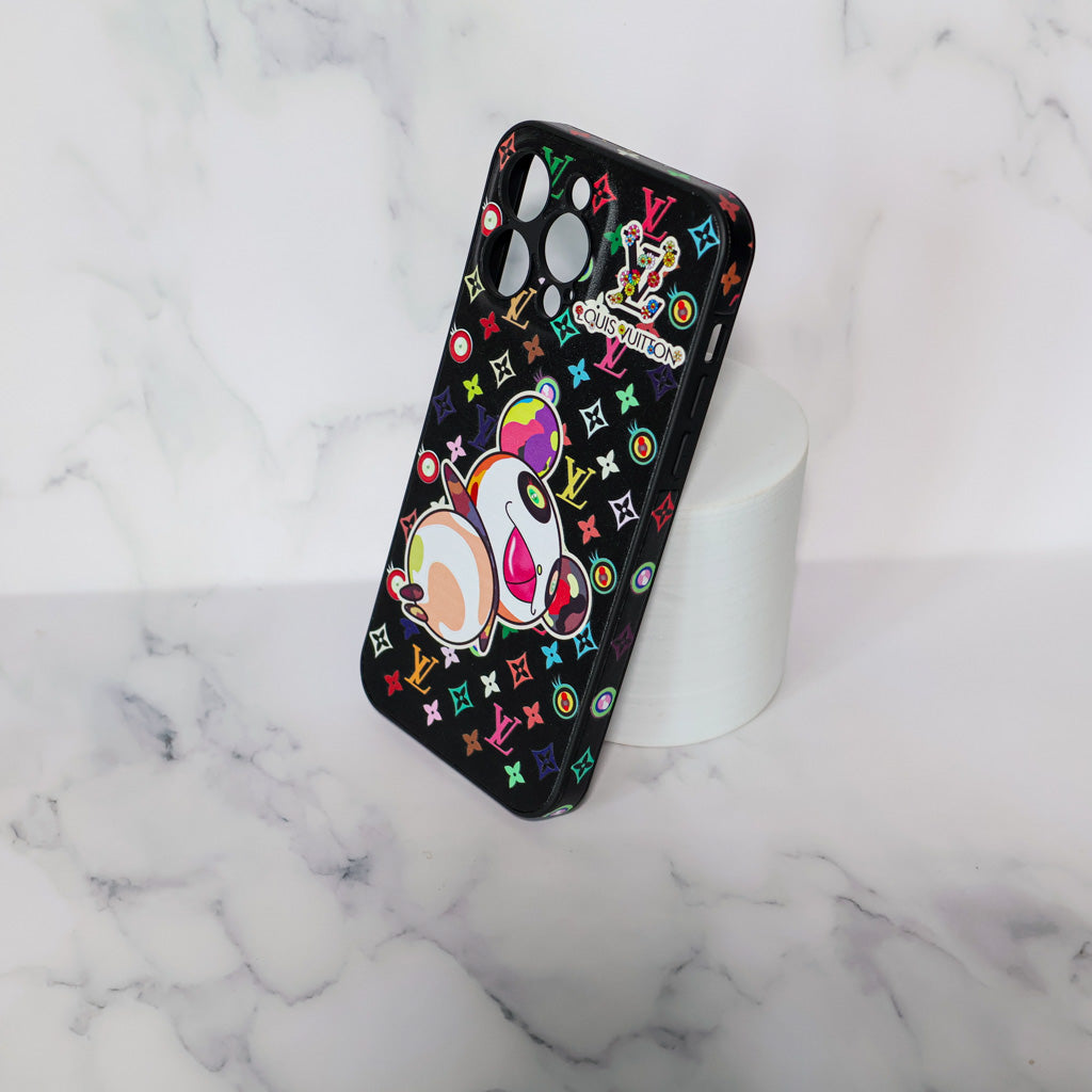Lv Rainbow Iphone Case Panda Monogram