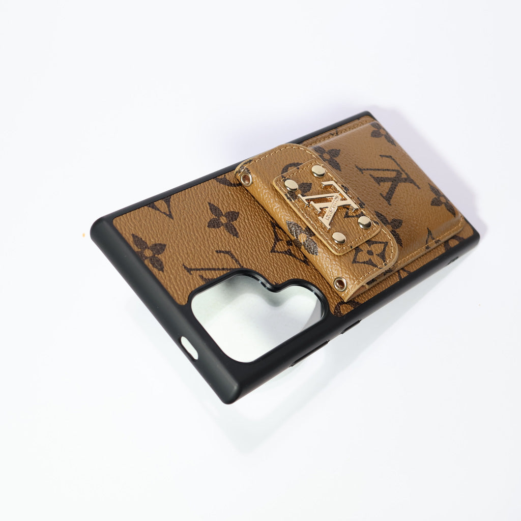 Louis Vuitton Galaxy Case Card Holder For Samsung S22 23 24 25 26 Plus Ultra Series