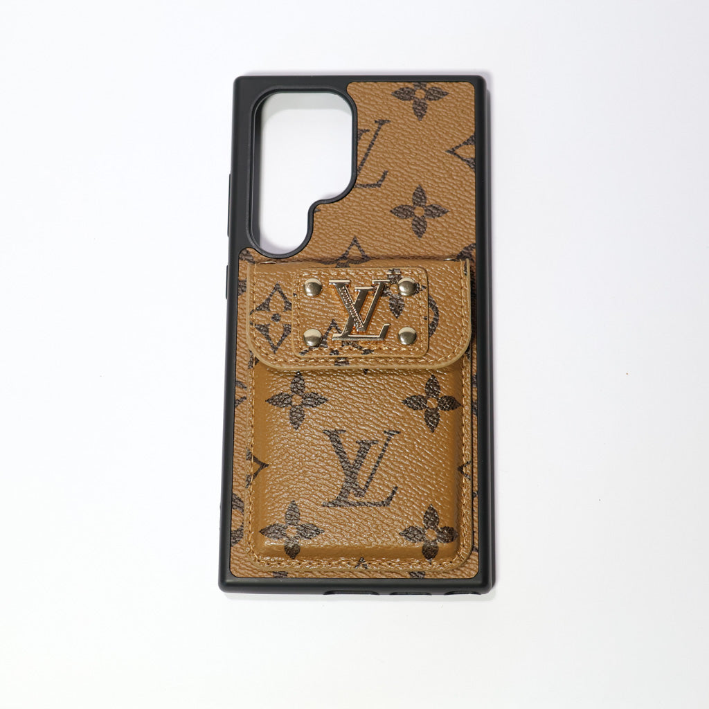 Louis Vuitton Galaxy Case Card Holder For Samsung S22 23 24 25 26 Plus Ultra Series