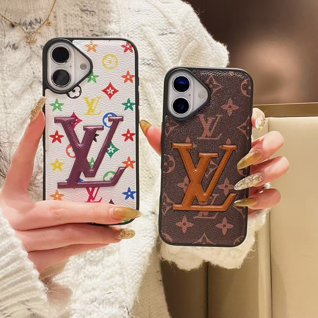 Stylish Louis Vuitton Phone Cover Logo Initial For Iphone 13-16 Pro Max