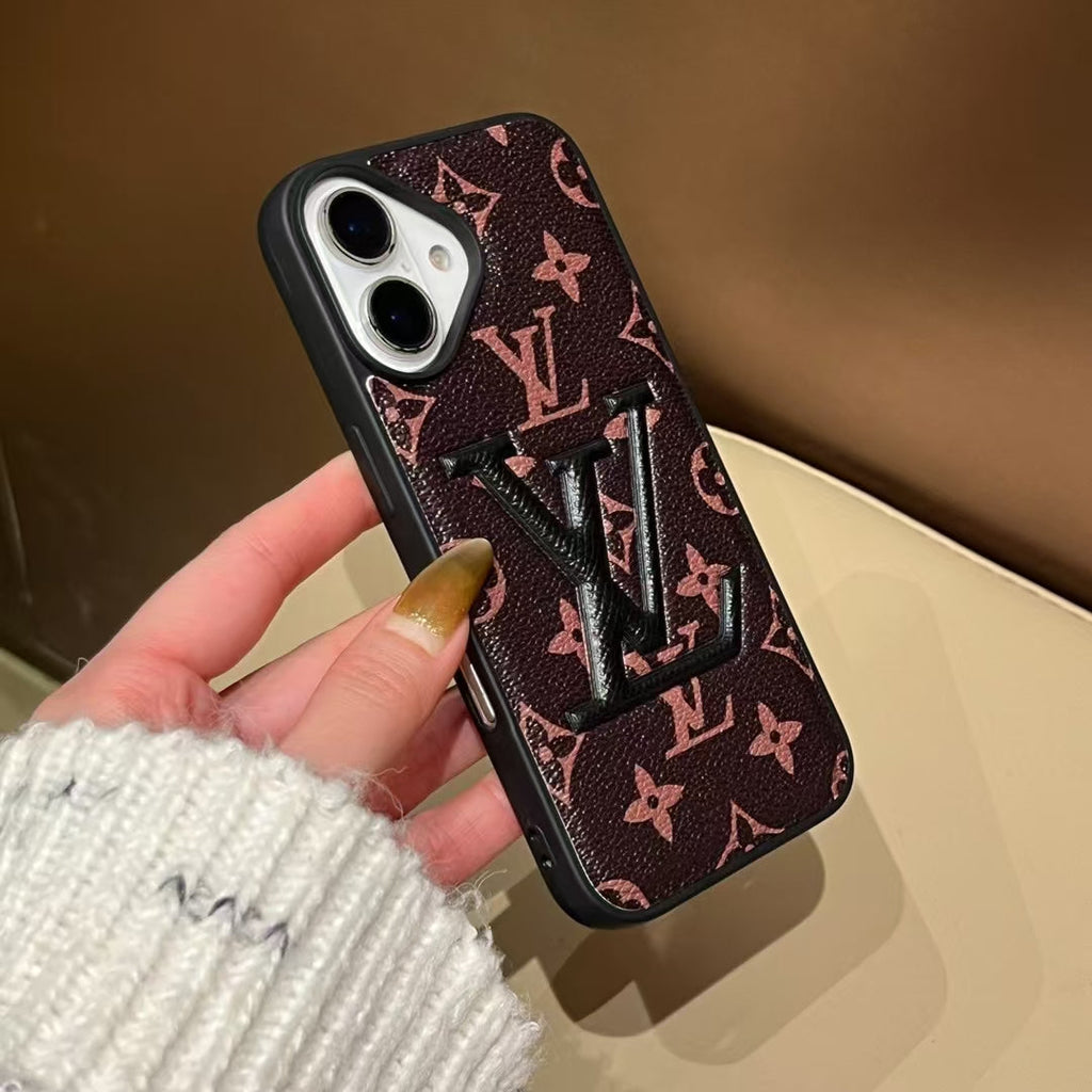 Stylish Louis Vuitton Phone Cover Logo Initial For Iphone 13-16 Pro Max