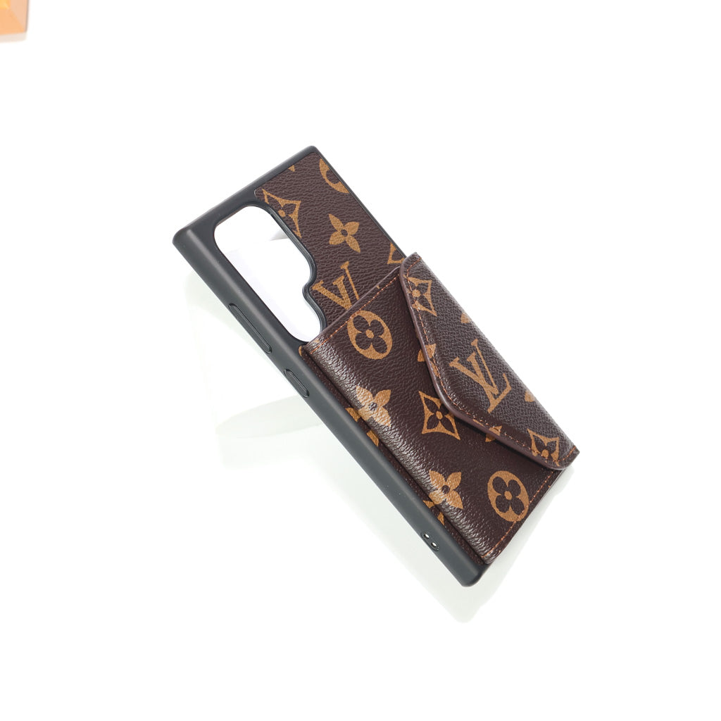 Lv Case Samsung Galaxy Card Holder For S22 23 24 25 26 Plus Ultra Series