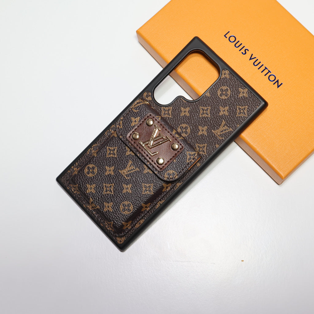 Samsung Galaxy Louise Vuitton Phone Case Card Slot For S22 23 24 25 26 Ultra Plus Series