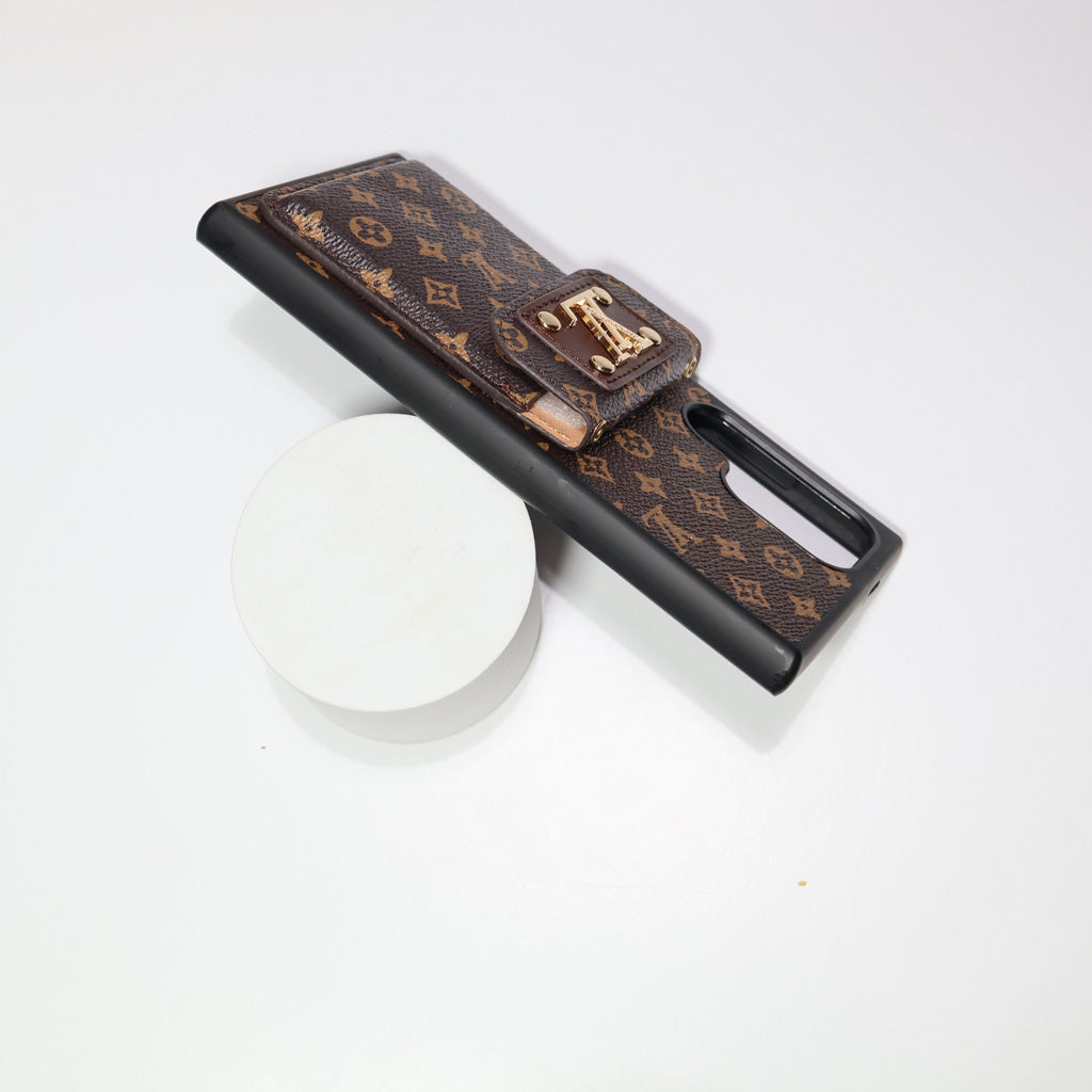 Samsung Galaxy Louise Vuitton Phone Case Card Slot For S22 23 24 25 26 Ultra Plus Series