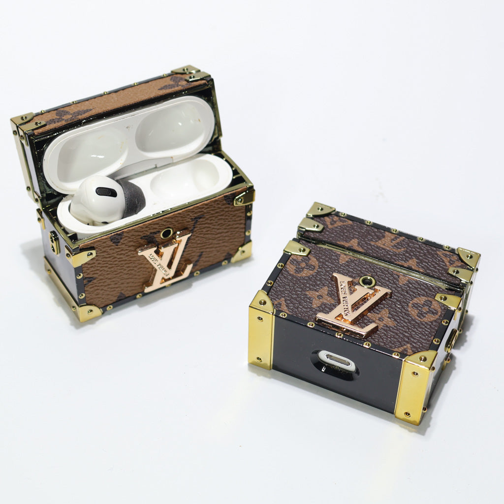 Lv Trunk Airpods Case For 2Nd / 3Rd / Pro / Pro 2 / Generation