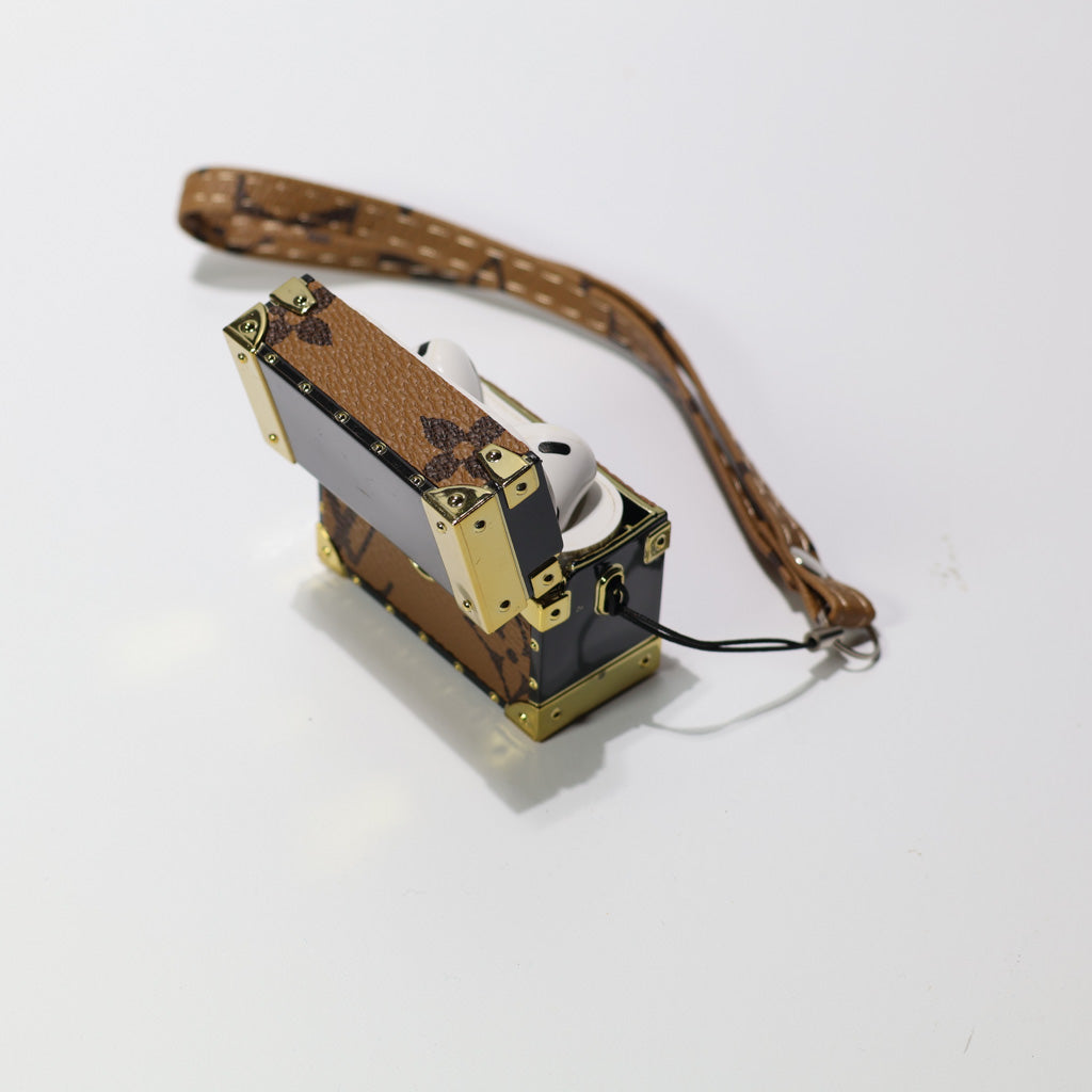 Lv Trunk Airpods Case For 2Nd / 3Rd / Pro / Pro 2 / Generation
