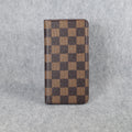 Louis Vuitton Phone Case Wallet For Iphone 11 12 13 14 15 16 Pro Max Plus Brown Checkered