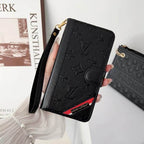 Fashion Designer Iphone Wallet Case Card Holder Kickstand For 12 13 14 15 16 Pro Max Plus Series