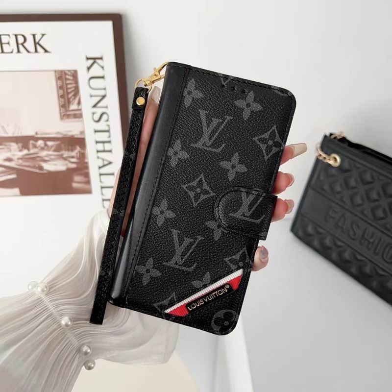 Fashion Designer Iphone Wallet Case Card Holder Kickstand For 12 13 14 15 16 Pro Max Plus Series