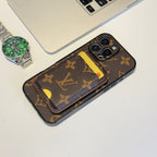 Lv Magsafe Iphone Case Magnetic Card Holder For 13-16 / Pro / Pro Max / Plus