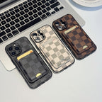 Lv Magsafe Iphone Case Magnetic Card Holder For 13-16 / Pro / Pro Max / Plus