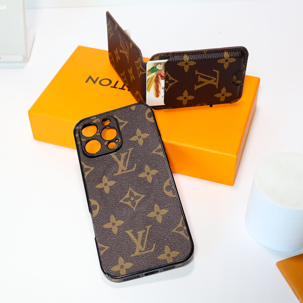 Lv Magsafe Iphone Case Magnetic Card Holder For 13-16 / Pro / Pro Max / Plus