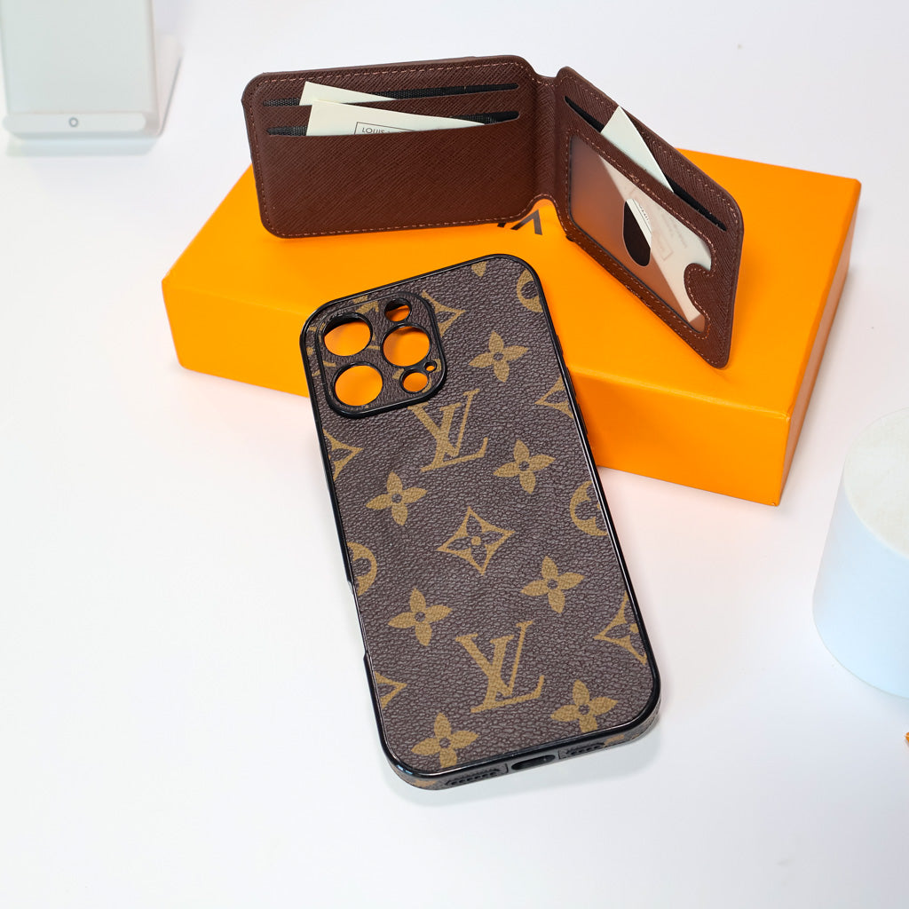 Lv Magsafe Iphone Case Magnetic Card Holder For 13-16 / Pro / Pro Max / Plus
