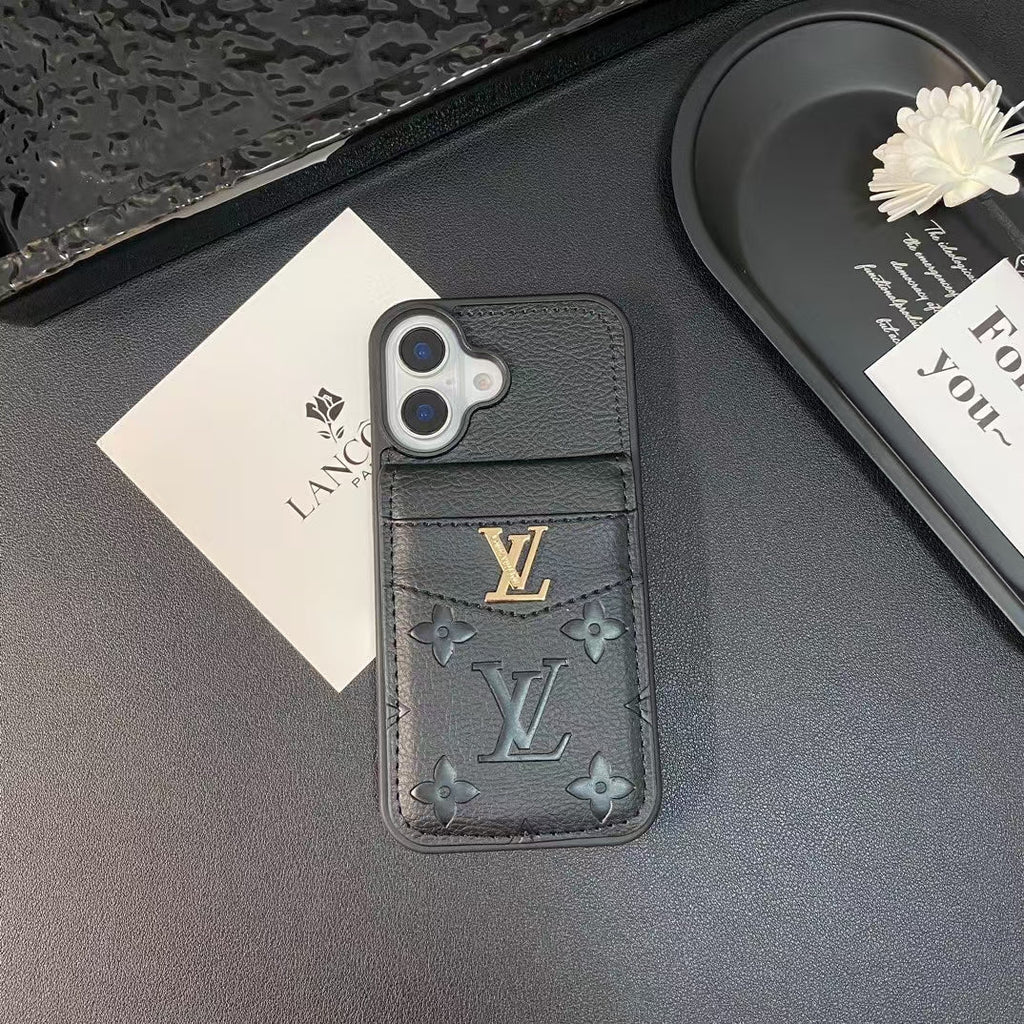 Louis Vuitton Iphone Case 16 / 16 Plus Folding Wallet Card Slot