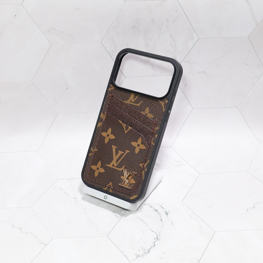Lv Iphone Card Holder Case For 12-17 / Pro / Pro Max / Plus / Air