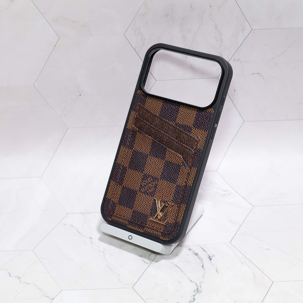 Lv Iphone Card Holder Case For 12-17 / Pro / Pro Max / Plus / Air