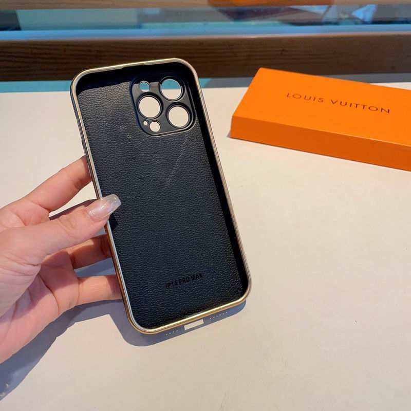 Lv Iphone Case Card Holder Back Cover For Iphone 12 13 14 15 16 Pro Max Plus