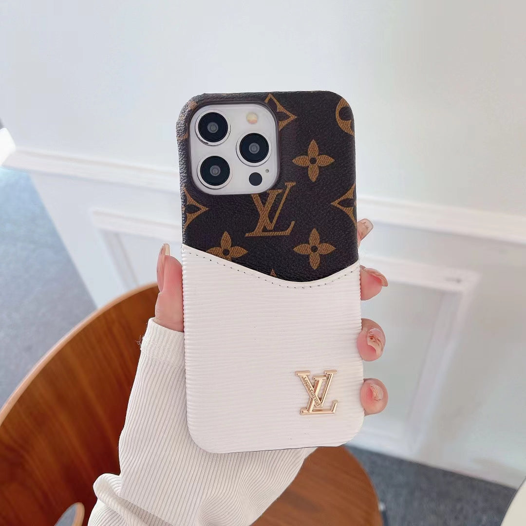 Iphone 14 Pro Max Louis Vuitton Case Card Holder For Iphone 12 13 14 15 16 Pro Max Plus