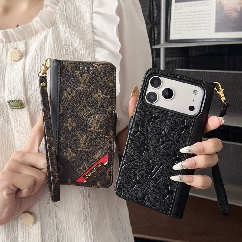 Lv Iphone Case Wallet For 12-17 / Pro/ Pro Max / Plus/ Air