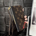 Lv Iphone Case Wallet For 12-17 / Pro/ Pro Max / Plus/ Air