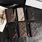 Lv Iphone Case Wallet For 12-17 / Pro/ Pro Max / Plus/ Air