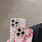 Lv Phone Case For Iphone 12 13 14 15 16 Pro Max Quilted Leather