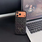 Luxury Prada Iphone Cover For 17 / Pro / Pro Max / Air / Series