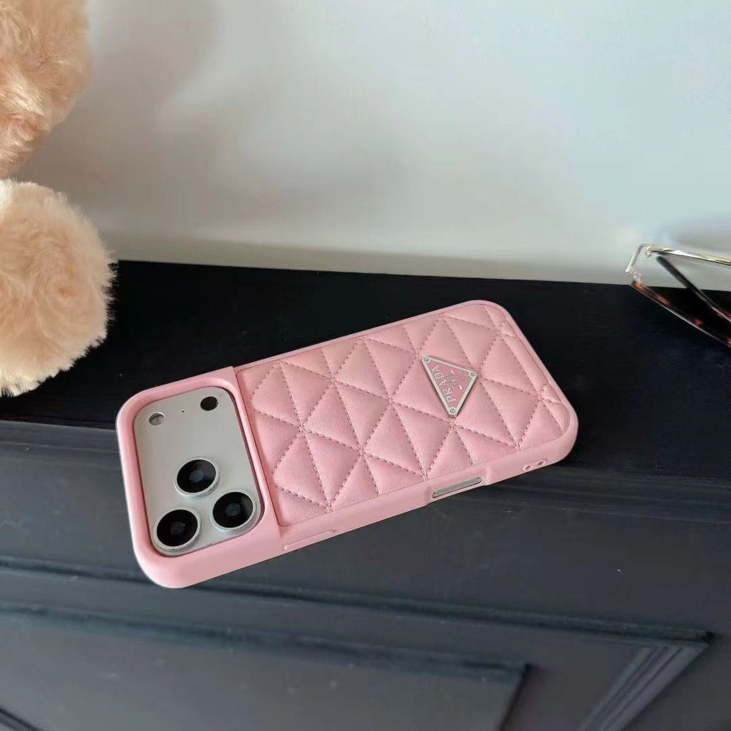 Luxury Prada Iphone Cover For 17 / Pro / Pro Max / Air / Series