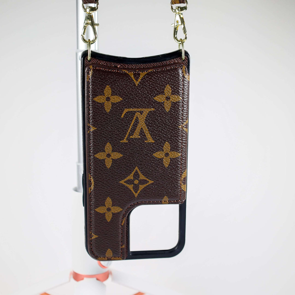 Lv Iphone 13 Pro Max Case Monogram Leather For 11 12 13 14 Pro Max Series