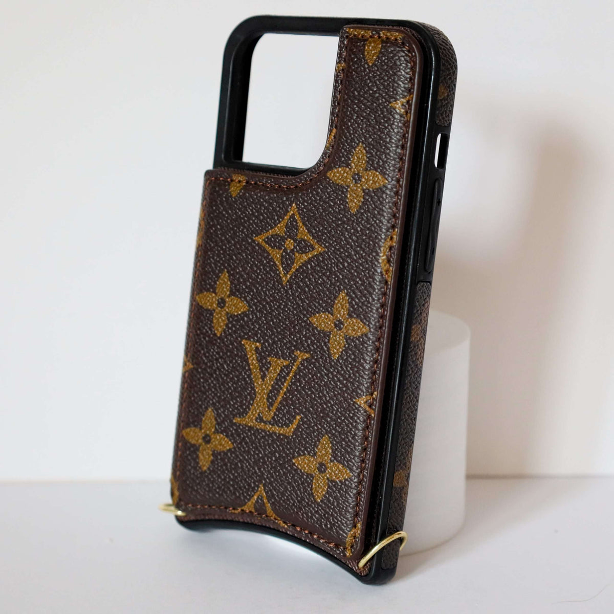 Lv Iphone 13 Pro Max Case Monogram Leather For 11 12 13 14 Pro Max Series