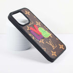 Embroidery Phone Case Fashion Leather For Iphone 12 13 Pro Max