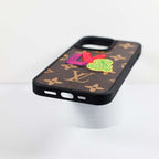 Embroidery Phone Case Fashion Leather For Iphone 12 13 Pro Max