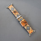 Luxury Burberry Apple Watch Band Criss Cross Design