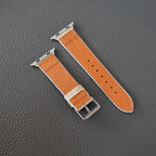 Luxury Band Apple Watch Light Beige Leather