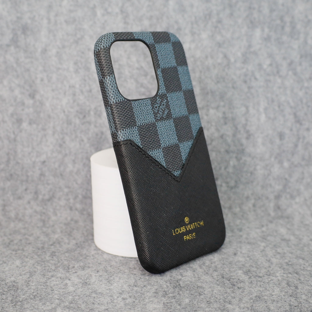Black Checkered Phone Case For Iphone X 11 12 13 14 Pro Max Series