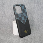 Black Checkered Phone Case For Iphone X 11 12 13 14 Pro Max Series