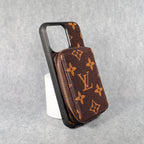 Designer Iphone Case Wallet Zipped Card Holder For 11 12 13 14 15 16 Pro Max Plus