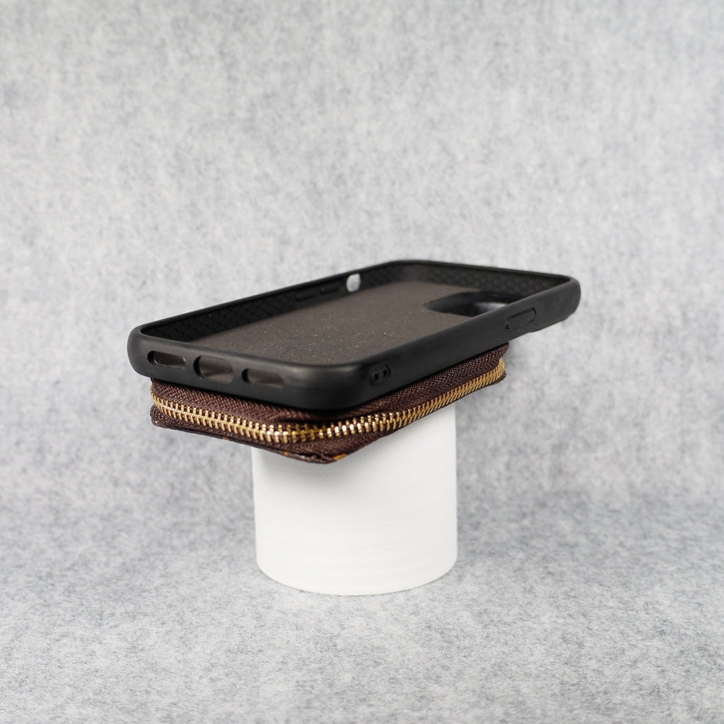 Designer Iphone Case Wallet Zipped Card Holder For 11 12 13 14 15 16 Pro Max Plus