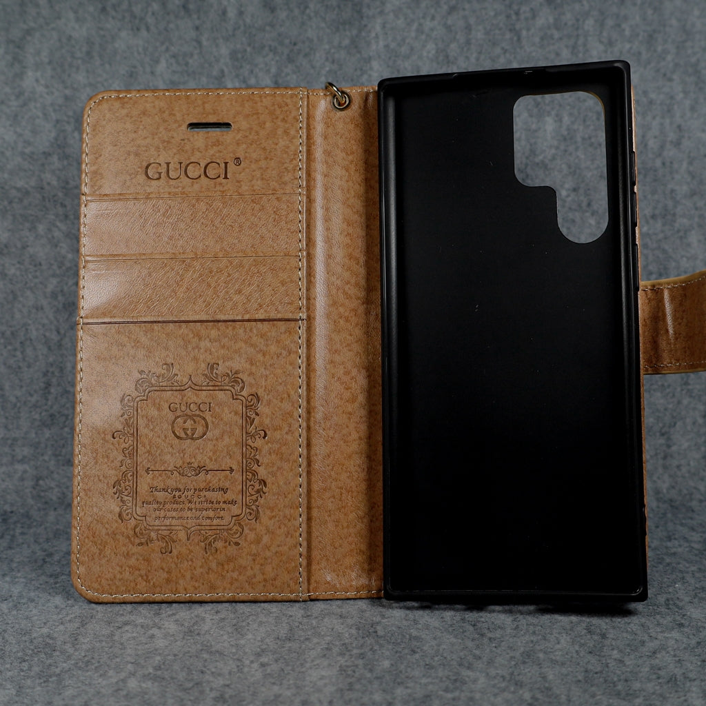 Samsung Galaxy Gucci Wallet Phone Case For S22 23 24 25 Ultra Plus