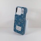 Lv Phone Case 14 Pro Max Light Fabric Denim